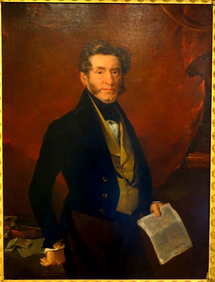 Joseph Freiherr von Wurtzburg, from Schloss Mitwitz, Kreis Kornach, by Ferdinand von Rayski, Wurzburg, 1837, oil on canvas - Mainfränkisches Museum - Würzburg, Germany - DSC04511