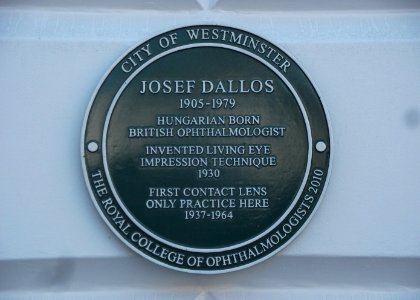 Josef Dallos plaque - 2015