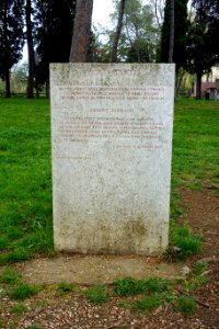 Jose Marti memorial - Villa Borghese - Rome, Italy - DSC05111