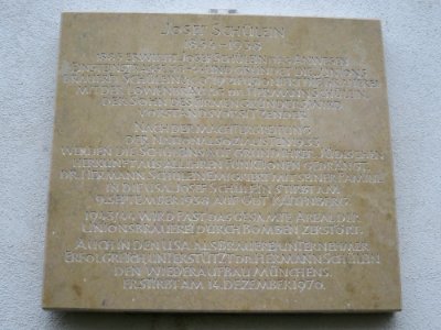 Joseph Schülein Tafel