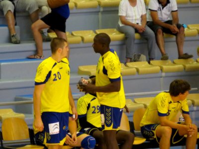 Joueurs Massy mi-temps