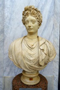 Julia bust, inv. 2249, daughter of Emperor Titus, Roman, 79-81 AD - Braccio Nuovo, Museo Chiaramonti - Vatican Museums - DSC00926