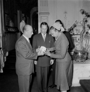 Josephine Baker in Amsterdam, Dollen Hotel, Bestanddeelnr 906-3508