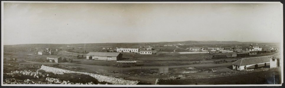 Junction Station the point where the Turkish railways to Beersheba and Gaza bra, Bestanddeelnr 158-2922