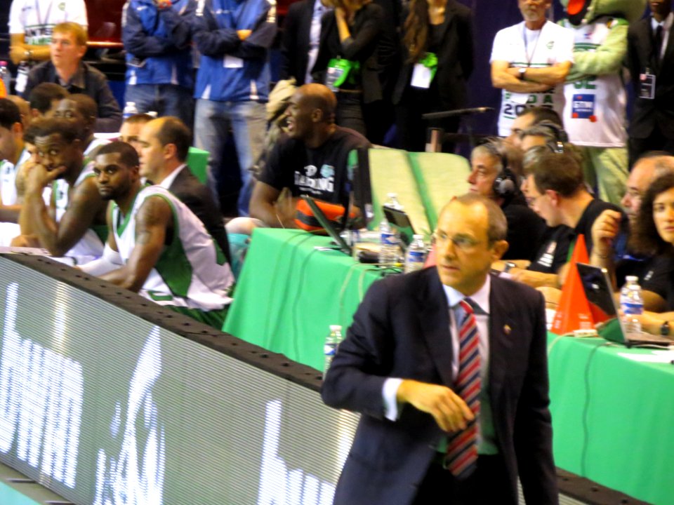 JSF Nanterre - CSKA Moscou, Euroligue, 17 October 2013 - 33 - Ettore Messina
