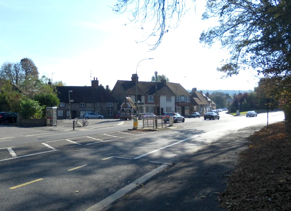 Junction of London Road and Old London Road, Patcham (October 2011)