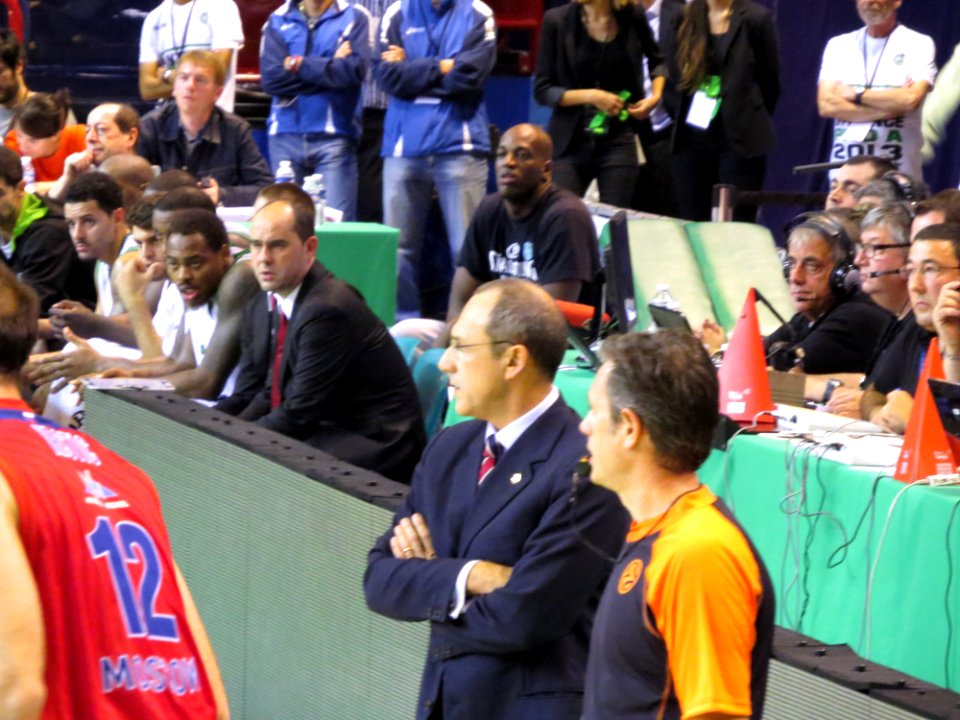JSF Nanterre - CSKA Moscou, Euroligue, 17 October 2013 - 31 - Ettore Messina