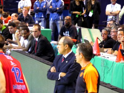 JSF Nanterre - CSKA Moscou, Euroligue, 17 October 2013 - 31 - Ettore Messina