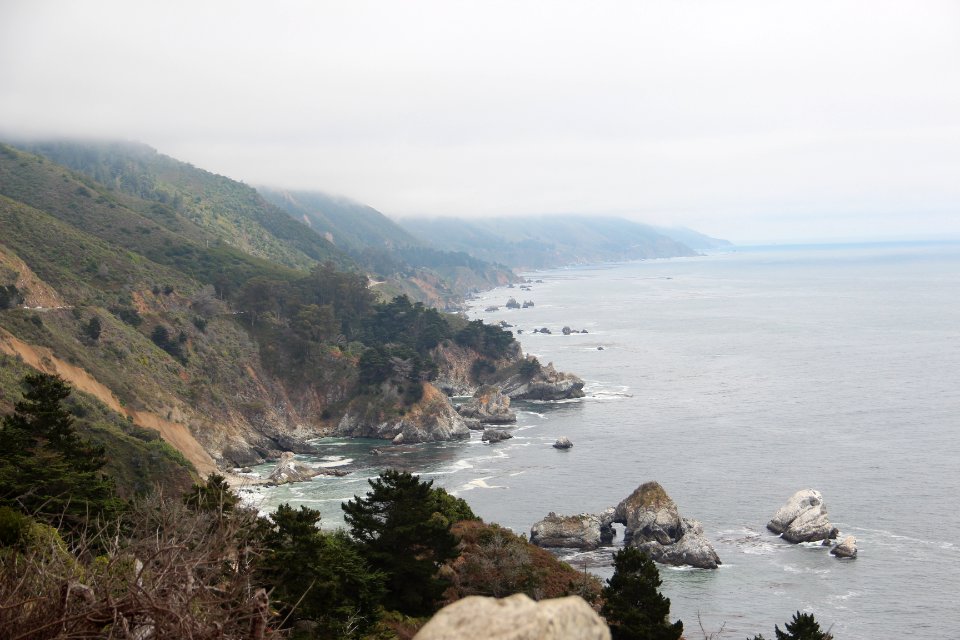 Julia Pfeiffer Burns State Park Vista Point, Big Sur Aug 2019 3