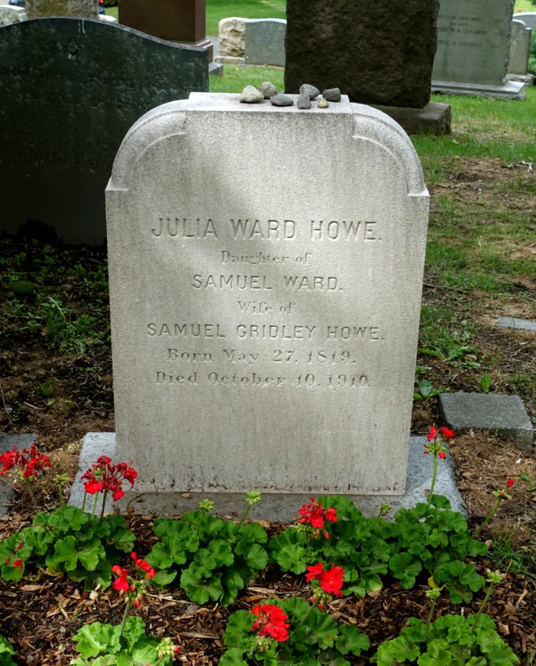 Julia Ward Howe - Mount Auburn Cemetery - DSC04325
