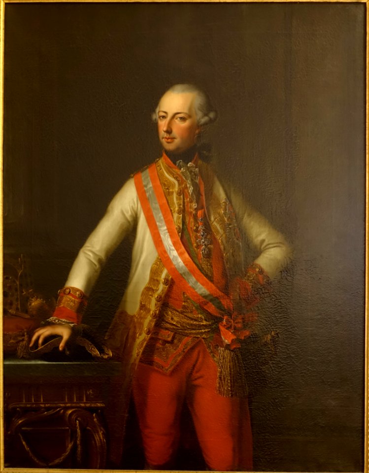 Joseph II, Holy Roman Emperor, by Joseph Hickel, 1774 - Mainfränkisches Museum - Würzburg, Germany - DSC04445