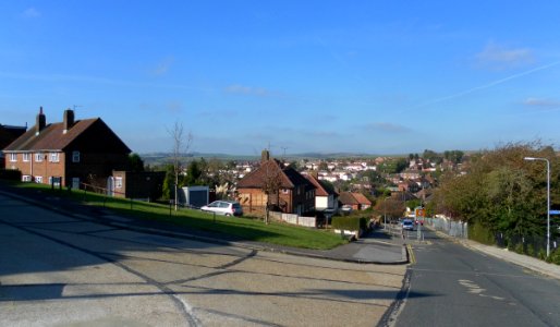 Junction of Crabtree Avenue and County Oak Avenue, Hollingbury, Brighton (October 2011)