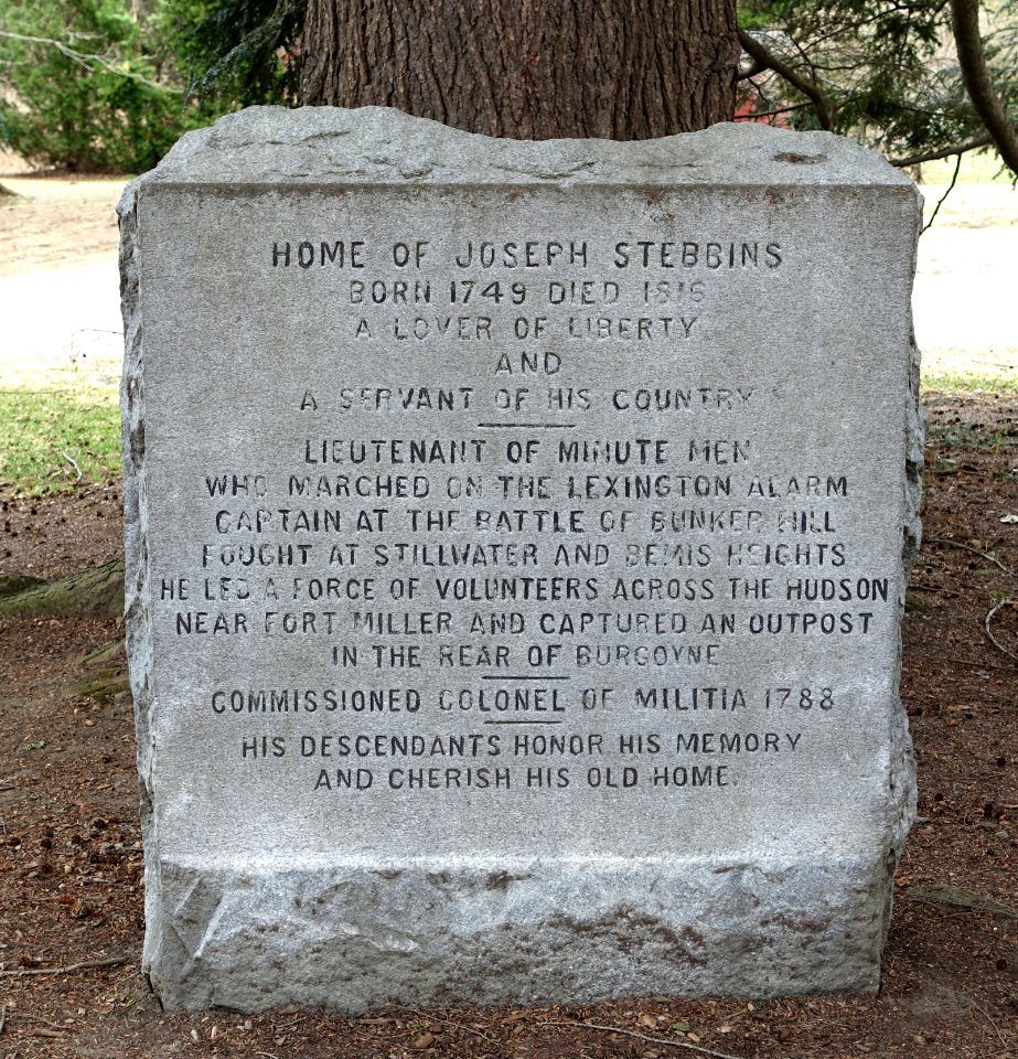 Joseph Stebbins memorial - Deerfield, MA - DSC01783