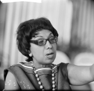 Josephine Baker in Kasteel Les Milandes Portret J B, Bestanddeelnr 912-6503