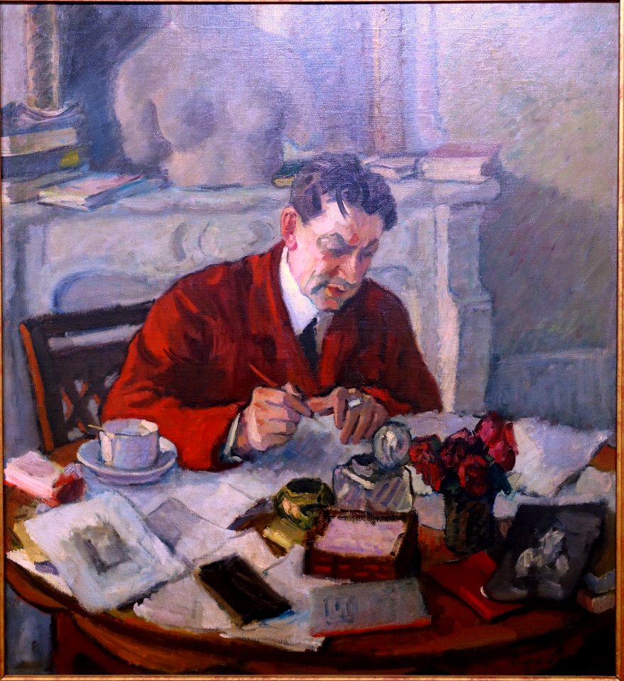 Julius Meier-Graefe by Eugen Spiro, 1913, oil on canvas - Germanisches Nationalmuseum - Nuremberg, Germany - DSC02437 01