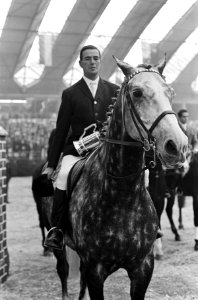 Jumping Amsterdam . Op weg naar ereloge. Winnaar Internationaal Jachtspringconco, Bestanddeelnr 920-8203