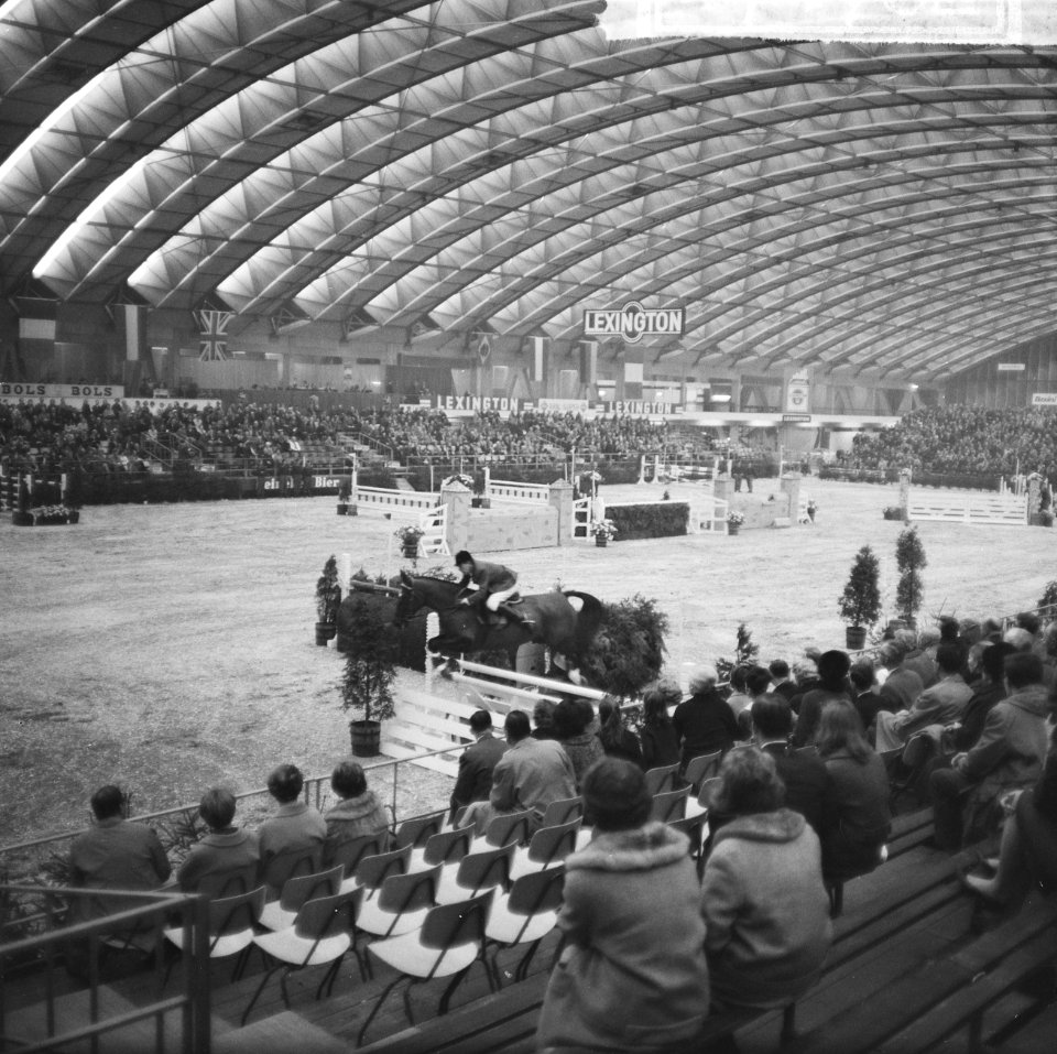 Jumping Amsterdam in RAI, overzicht van de grote wedstrij, Bestanddeelnr 917-1762