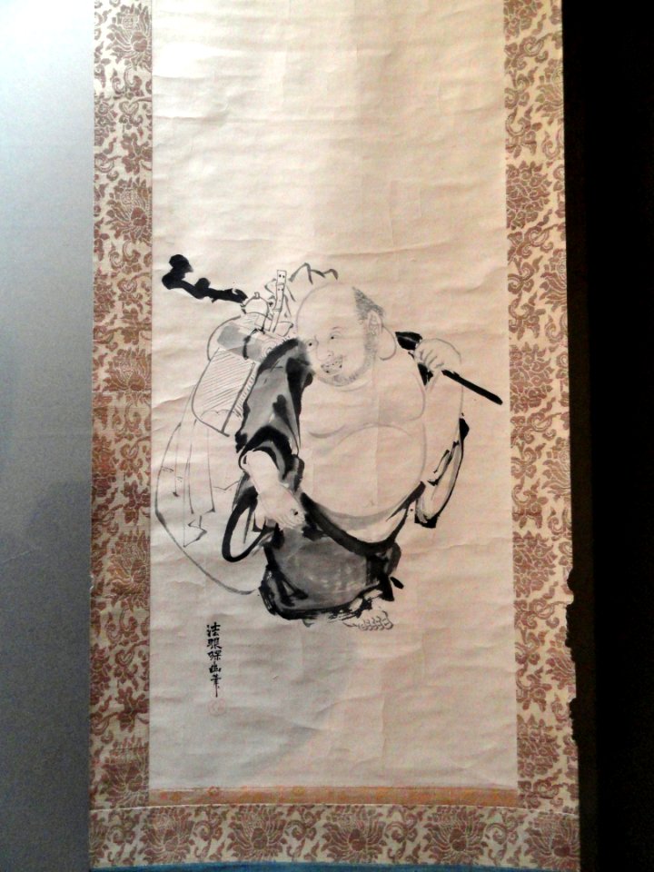 Jurojin by Kano Tan'yu - Treasure Hall, Itsukushima Shinto Shrine (Miyajima) - DSC02198