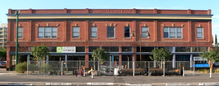Julian-Drew building (Tucson, Arizona) from N 1