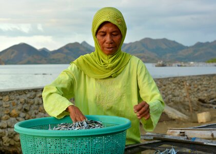 Fishing traditional people