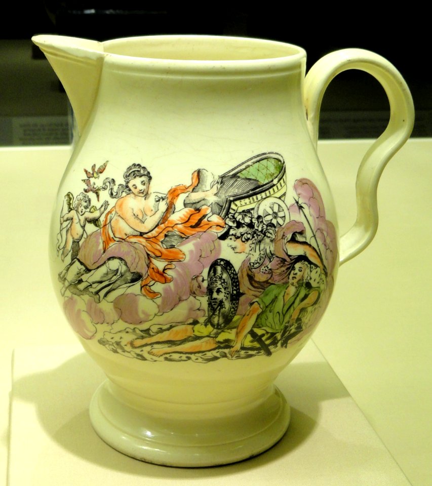 Jug, William Greatbatch, Stoke-on-Trent, c. 1770-1782 - Nelson-Atkins Museum of Art - DSC08812