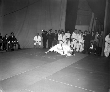Judowedstrijd Belgie tegen Nederland te Antwerpen, Bestanddeelnr 912-1708