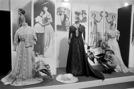 Jugendstil in Van Goghmuseum Amsterdam, een maquette van Wenen op de tentoonstel, Bestanddeelnr 927-7993