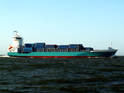 Judith Borchard - IMO 9246566 approaching Port of Rotterdam 15-Jul-2006