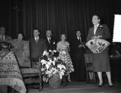 Jubileumvoorstelling Potasch en Parlemoer links Johan Kaart , rechts Johan Boska, Bestanddeelnr 906-9216