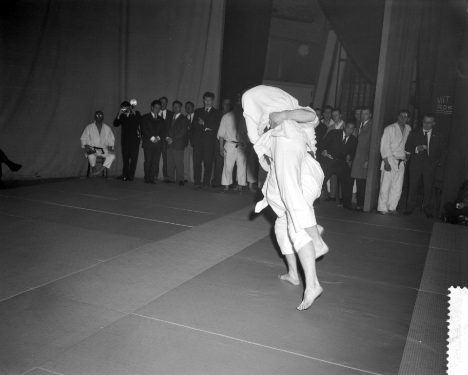 Judowedstrijd Belgie tegen Nederland te Antwerpen, Bestanddeelnr 912-1707