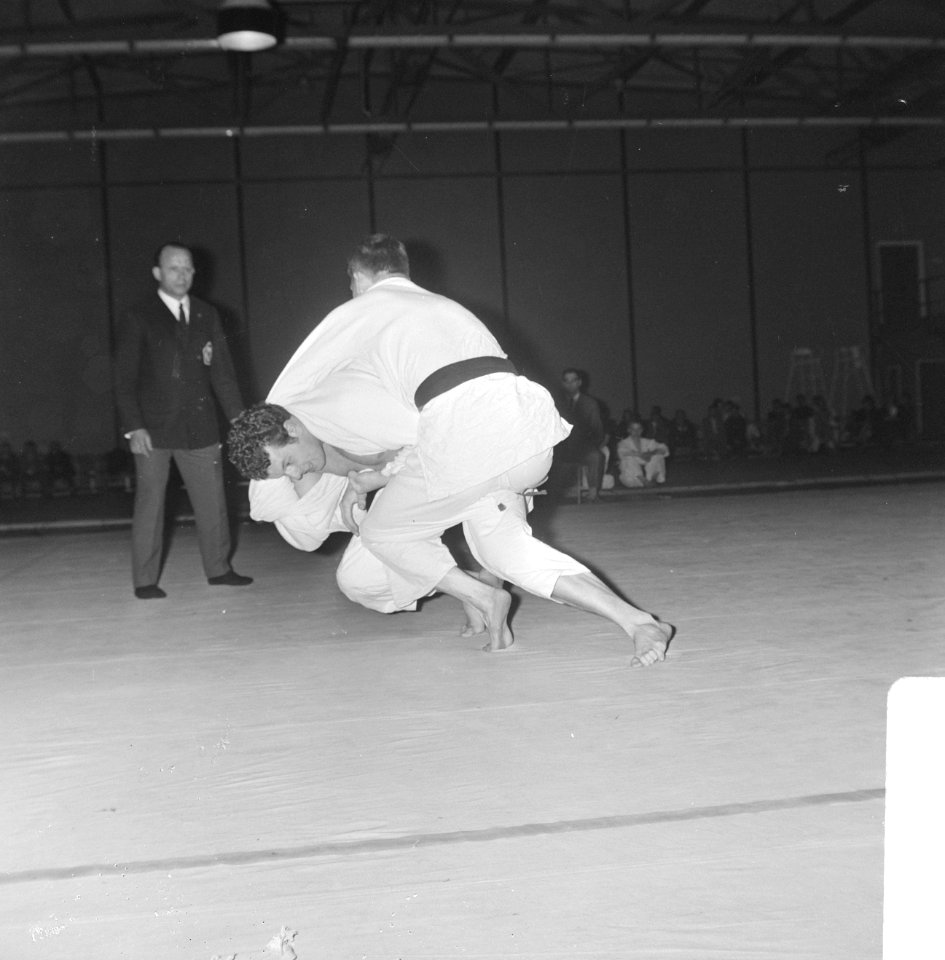 Judo, Nederland tegen Engeland te Den Haag, Bestanddeelnr 920-1697