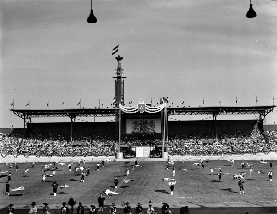 Jubileumspel In Neerlands Tuin, in het Olympisch Stadion in Amsterdam, naar id, Bestanddeelnr 900-0040