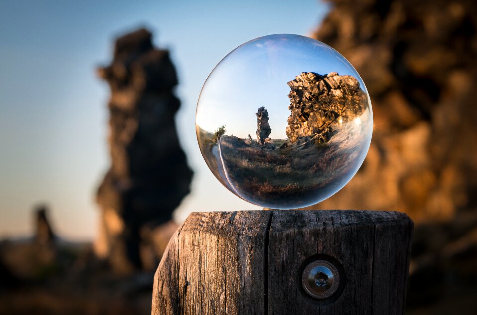 Königstein globe image rock