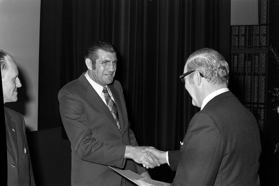 Jubileumviering Bond van Fabrikanten van Betonwaren in Nederland (BFBN) in RAI, Bestanddeelnr 926-1062