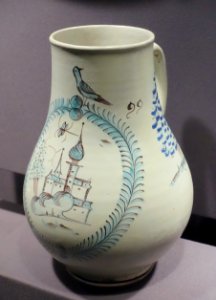 Jug, Slovakia, Haban, 1699, faience - Museum of Anthropology, University of British Columbia - DSC08914