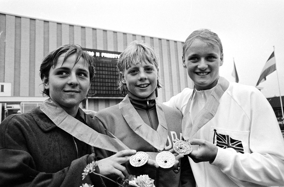 Judit Turóczy, Martina Grunert, Pauline Sillett 1966b