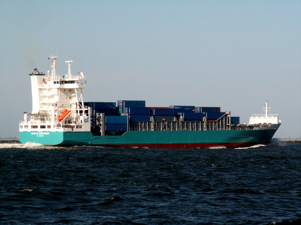 Judith Borchard p1 approaching Port of Rotterdam 15-Jul-2006