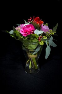 Composition bouquet of flowers florist photo