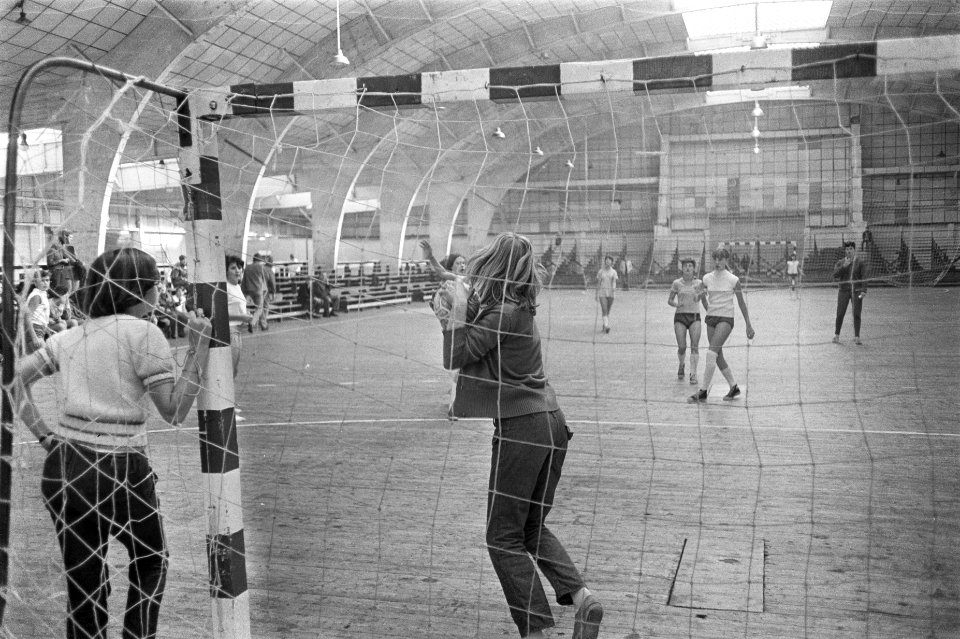 Judo in de Oude RAI, zaalhandbal, Bestanddeelnr 921-7990