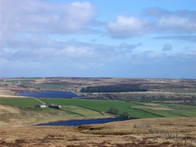 IUpper Windleton & Windscar Reservoirs from A 628