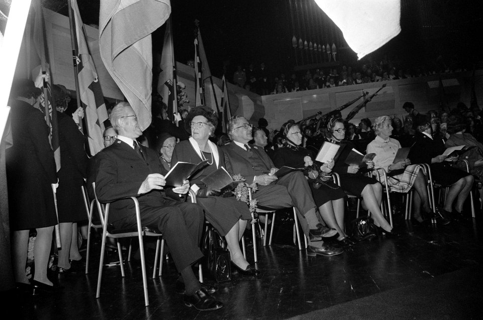 Jubileumbijeenkomst Gezinsbonden van Leger des Heils in de Doelen, in aanwezighe, Bestanddeelnr 926-7206