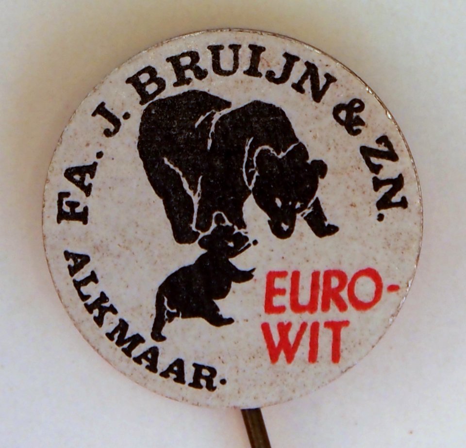 J Bruijn & zn, reclame speldje