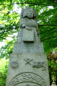 J. Foss detail - Mount Auburn Cemetery - DSC04234