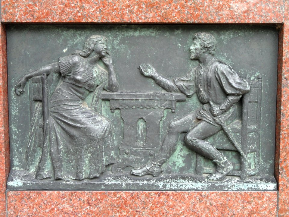 J.P.E. Hartmann by August Saabye - relief - Copenhage - DSC07781