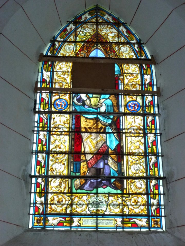 Iville (Eure, Fr) église, vitrail 03