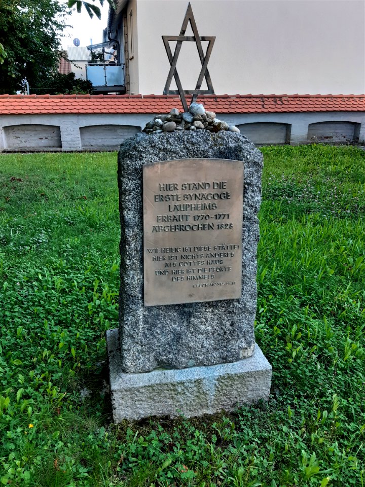 JüdischerFriedhof Laupheim DenkmalSynagoge