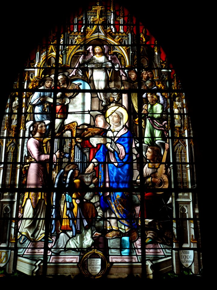 Iville (Eure, Fr) église, vitrail 08