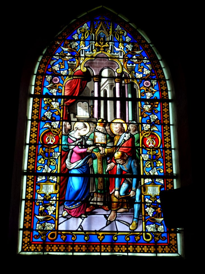 Iville (Eure, Fr) église, vitrail 10