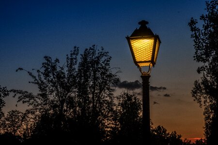 Warmth backlight sky