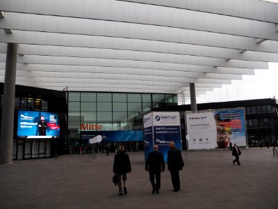 It-sa 2017 (02) Messe Nürnberg Eingang Mitte-West